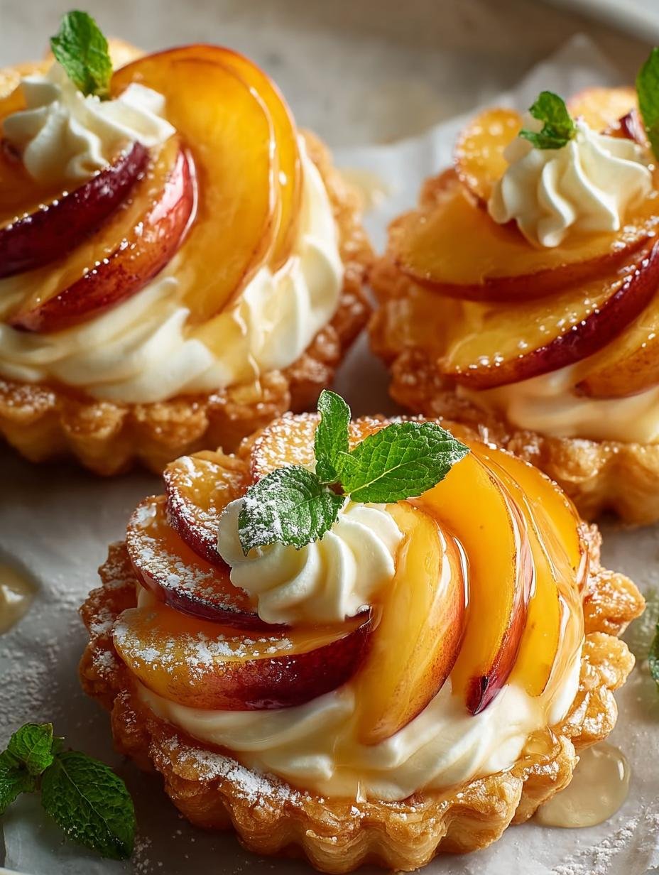 Mini Peach Cream Cheese