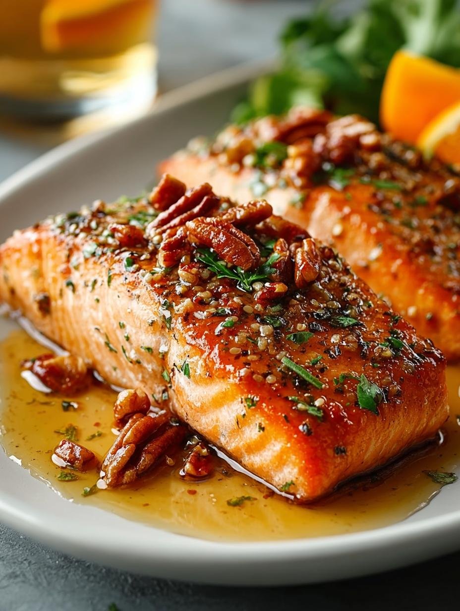 Orange Maple Glazed Salmon