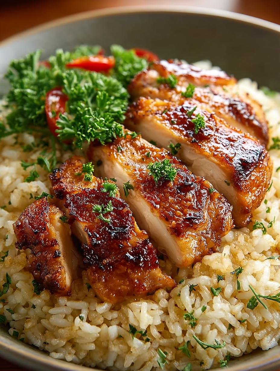 Oven Baked Chicken Rice