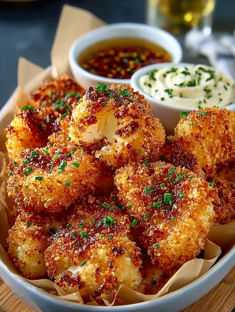 Panierter Blumenkohl Aus Dem