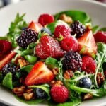 Roasted Triple Berry Salad