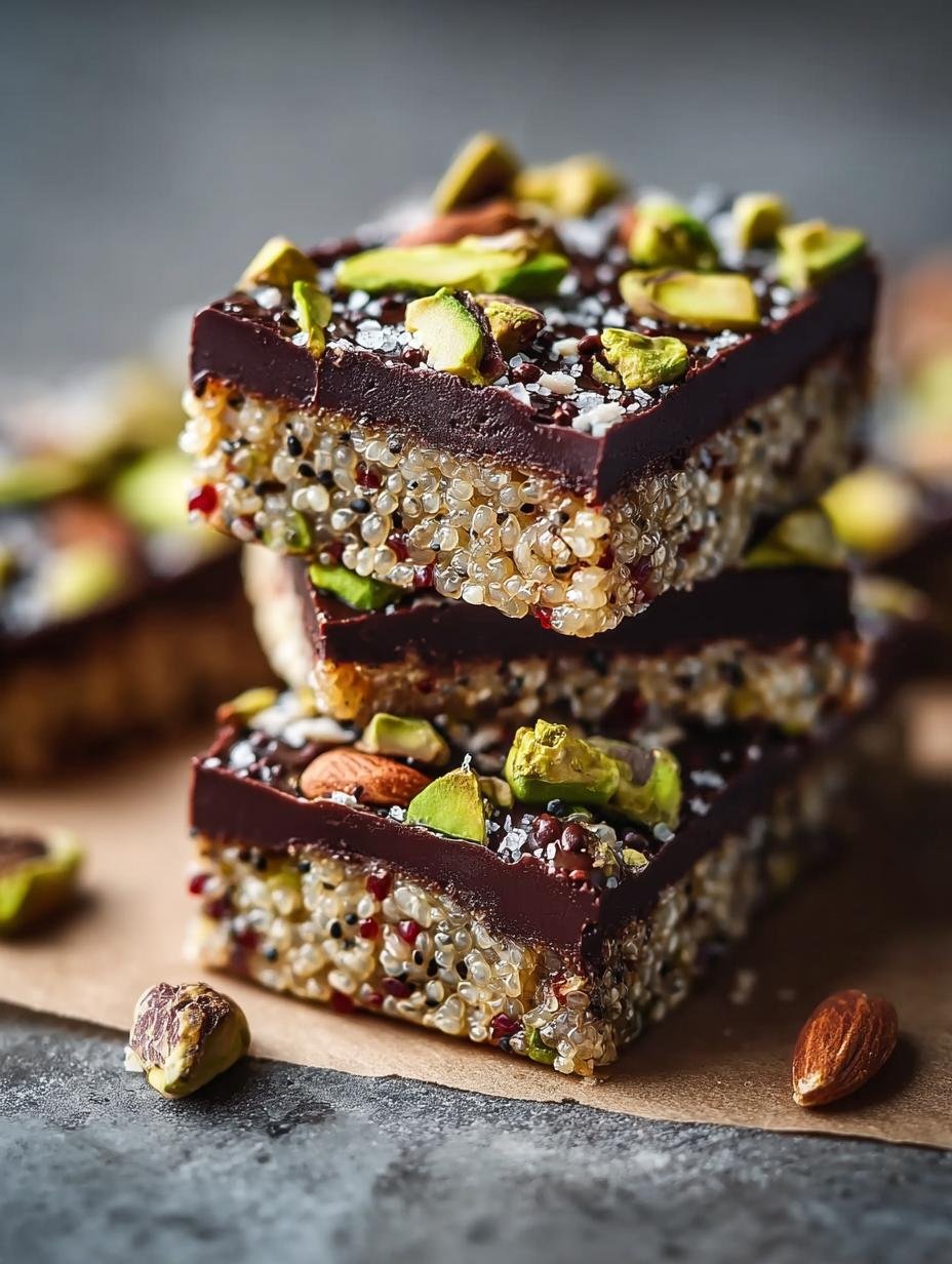 Salted Dark Chocolate Pistachio: 8 Verrukkelijke Repen - Salted Dark Chocolate Pistachio - main visual representation