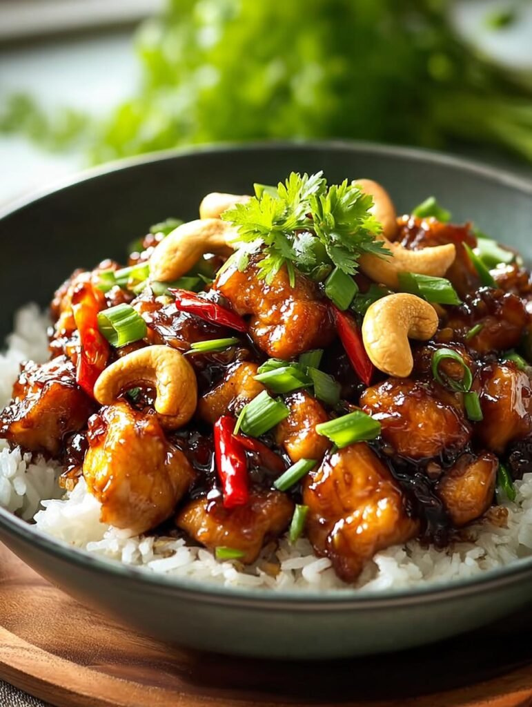 Slow Cooker Cashew Chicken