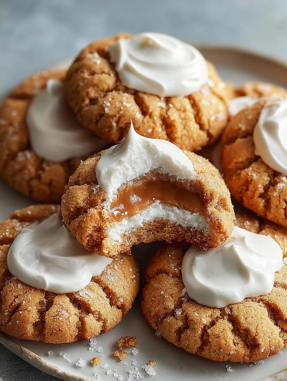 Soft Chewy Fluffernutter Cookies