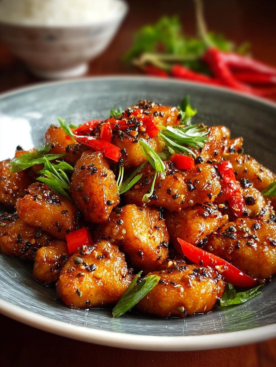 Spicy Black Pepper Chicken