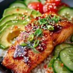 Sriracha Limetten Lachs Avocado