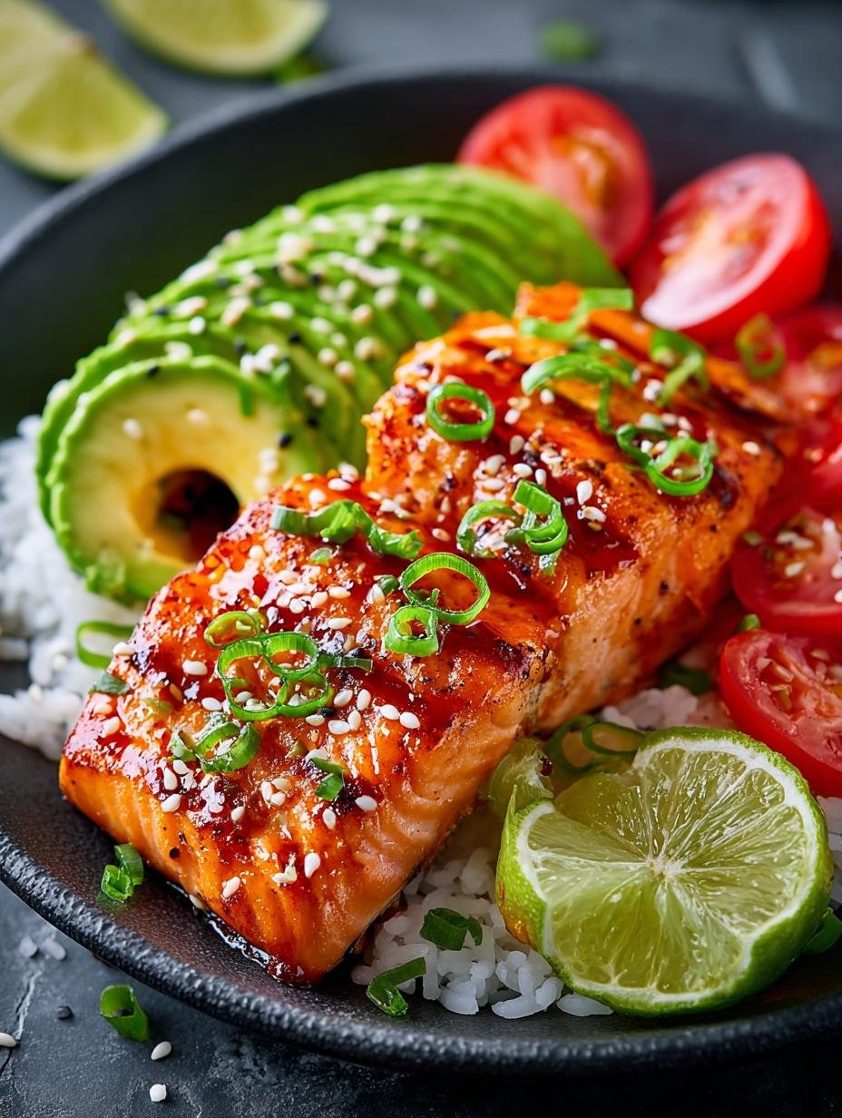 Sriracha Limetten Lachs Avocado: Een 350-cal wonder - Sriracha Limetten Lachs Avocado - additional detail