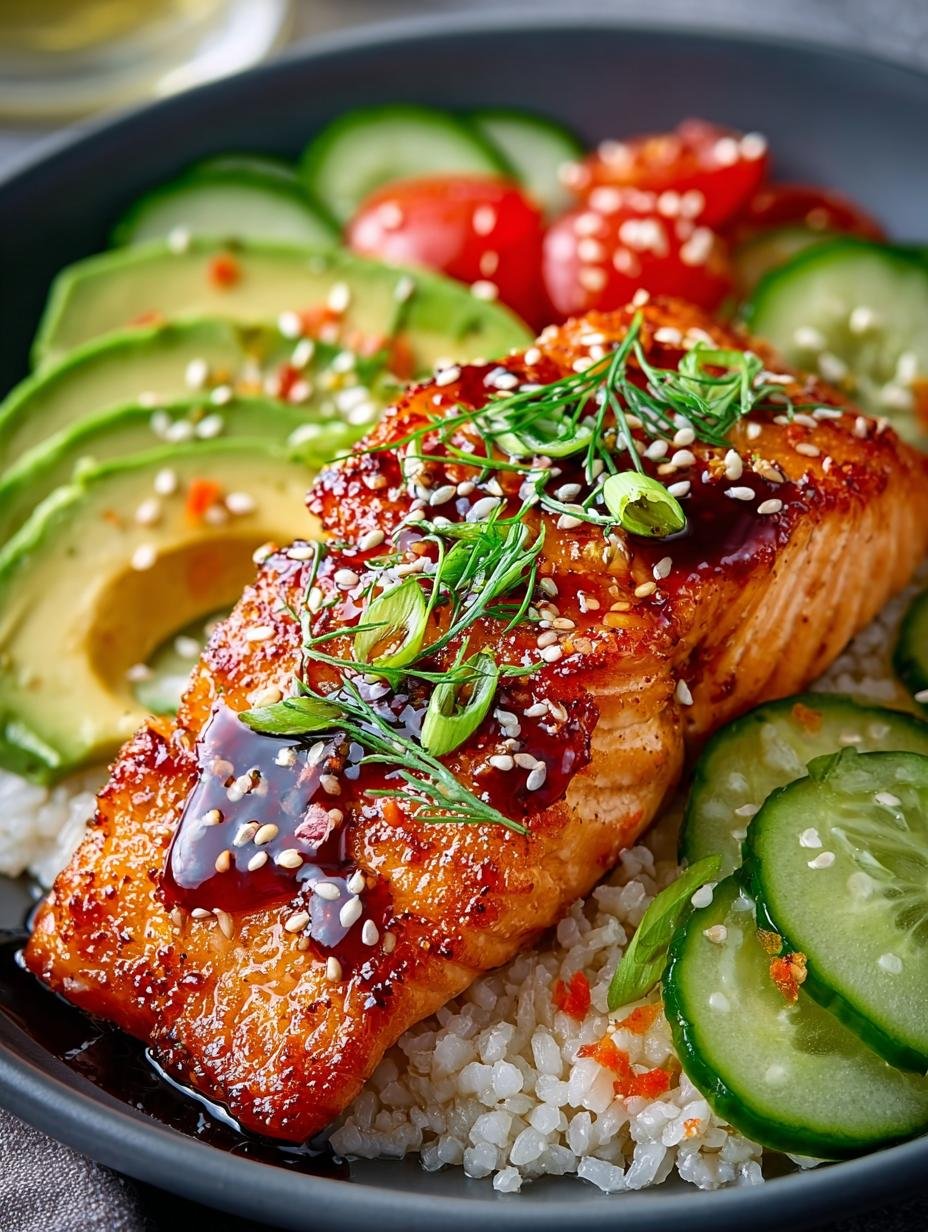 Sriracha Limetten Lachs Avocado