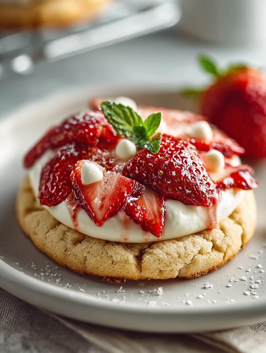 Heerlijke Strawberries Cream Cookie met witte chocolade en gevriesdroogde aardbeien, perfect gebakken en klaar om te eten.