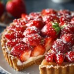 Strawberry Pretzel Tart