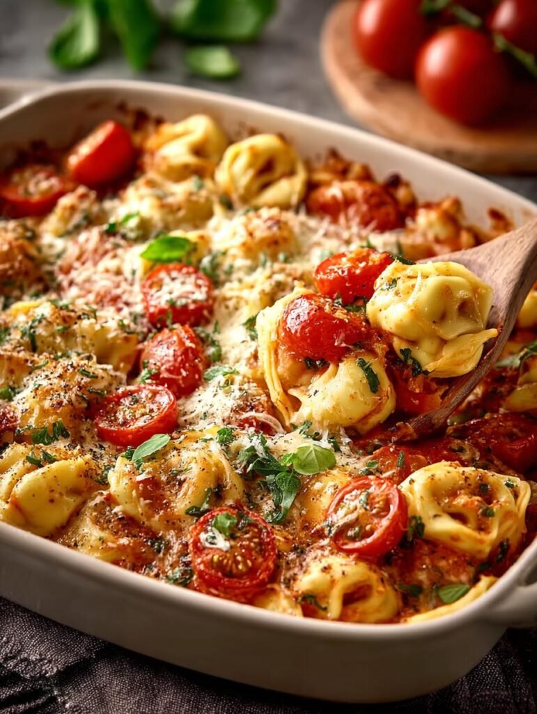 Tortellini Auflauf Mit Tomaten