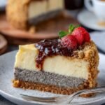 Veganer Kasekuchen Mit Mohn