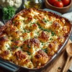 Vegetarischer Blumenkohlauflauf Low Carb