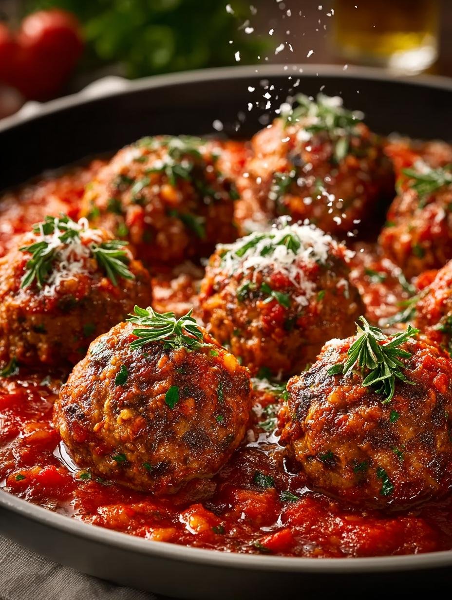 Wuerzige Gehaktballen: 350 Kcal Top Smaak! - Wuerzige Fleischbaellchen Mit Tomatensauce - main visual representation