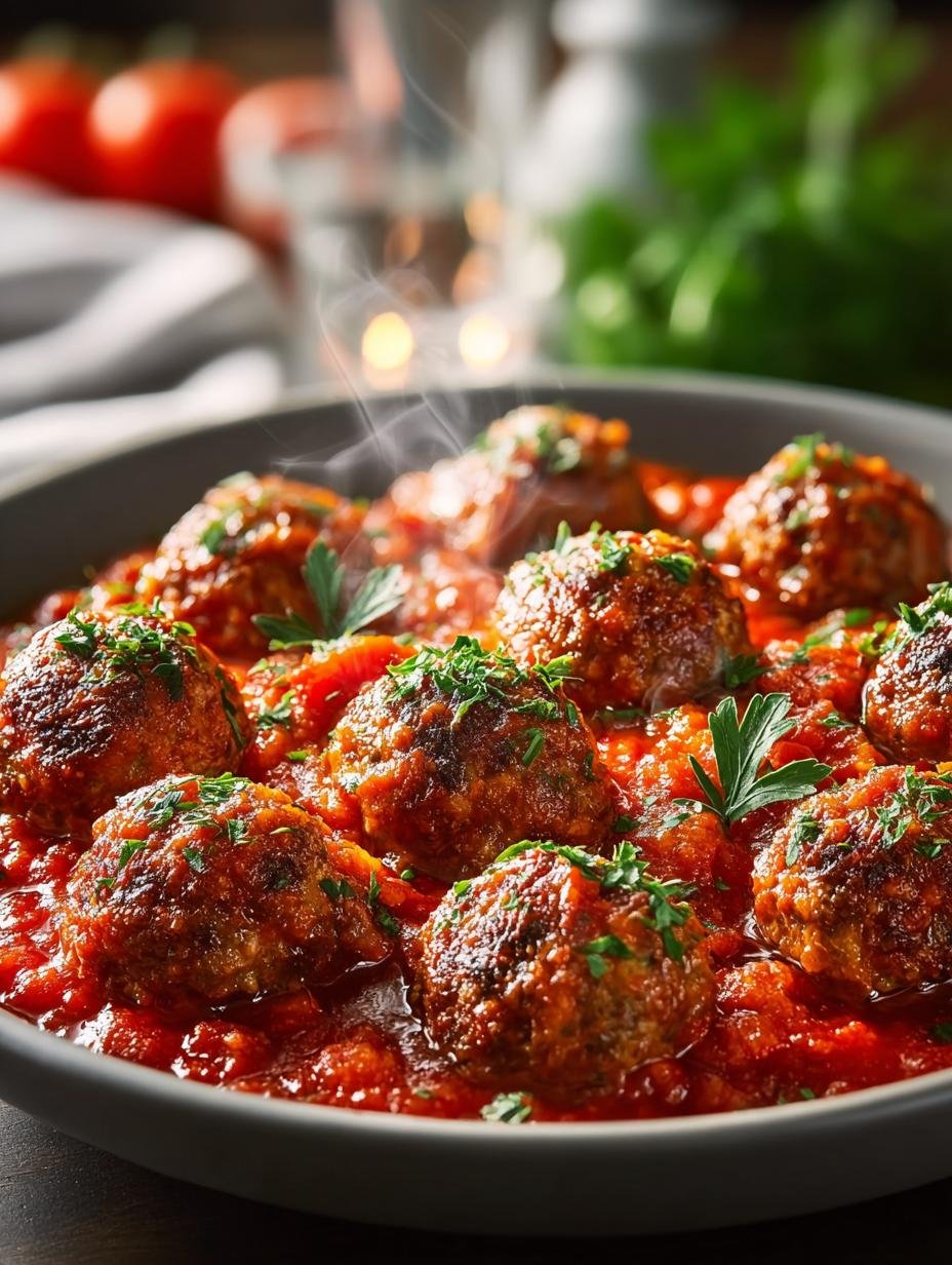 Wuerzige Gehaktballen: 350 Kcal Top Smaak! - Wuerzige Fleischbaellchen Mit Tomatensauce - additional detail