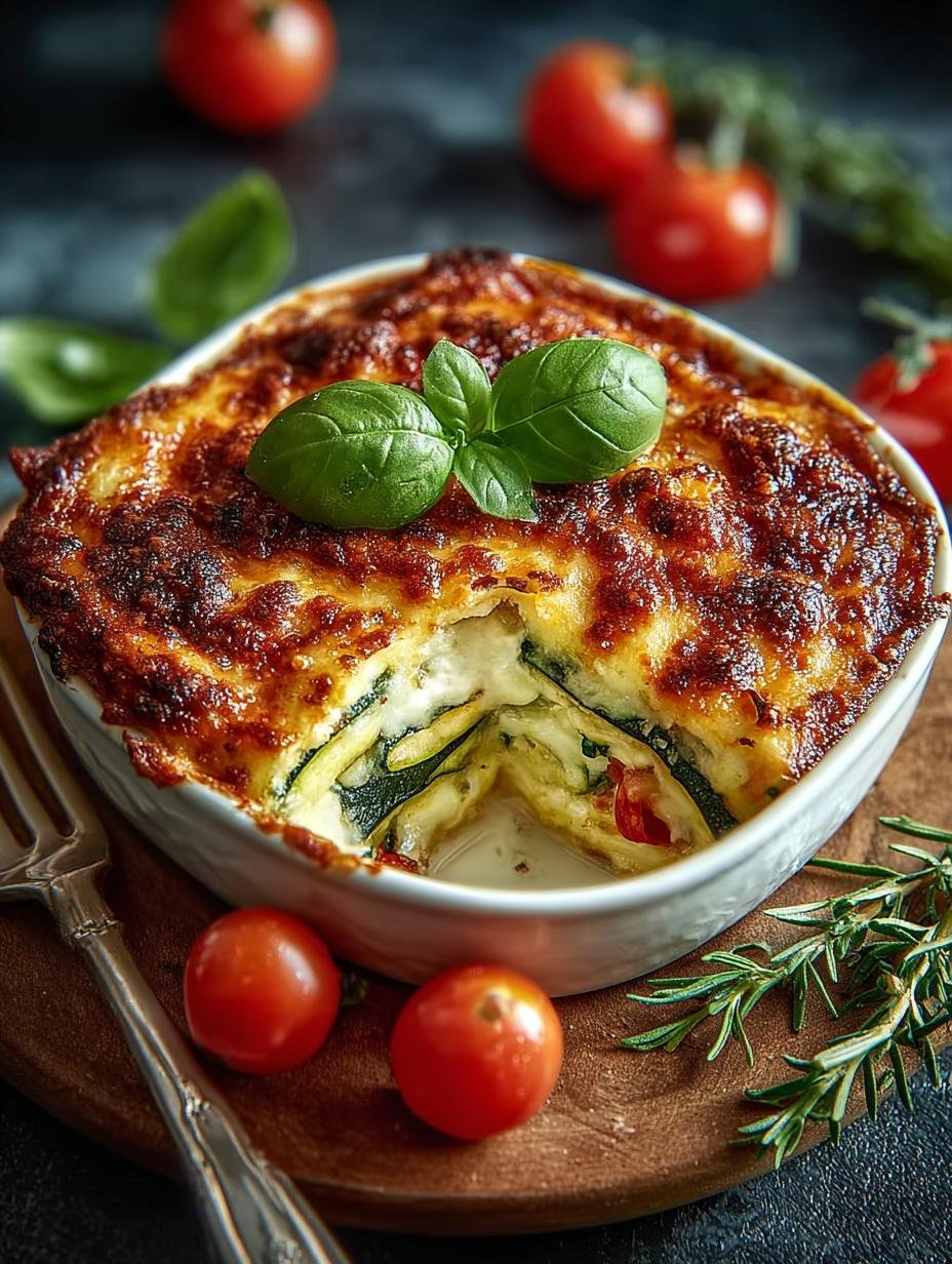 Zucchini Lasagne Low Carb